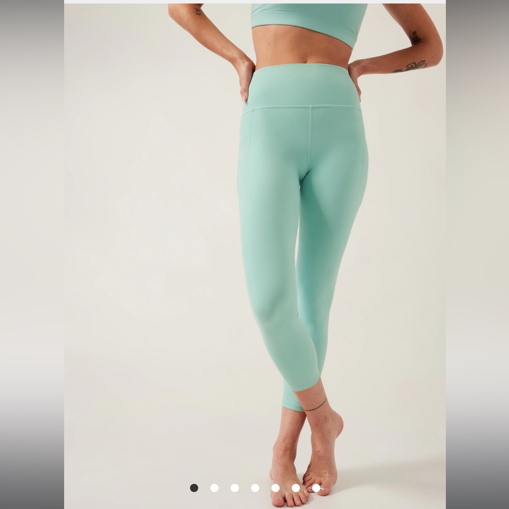 Athleta Mint Green Leggings